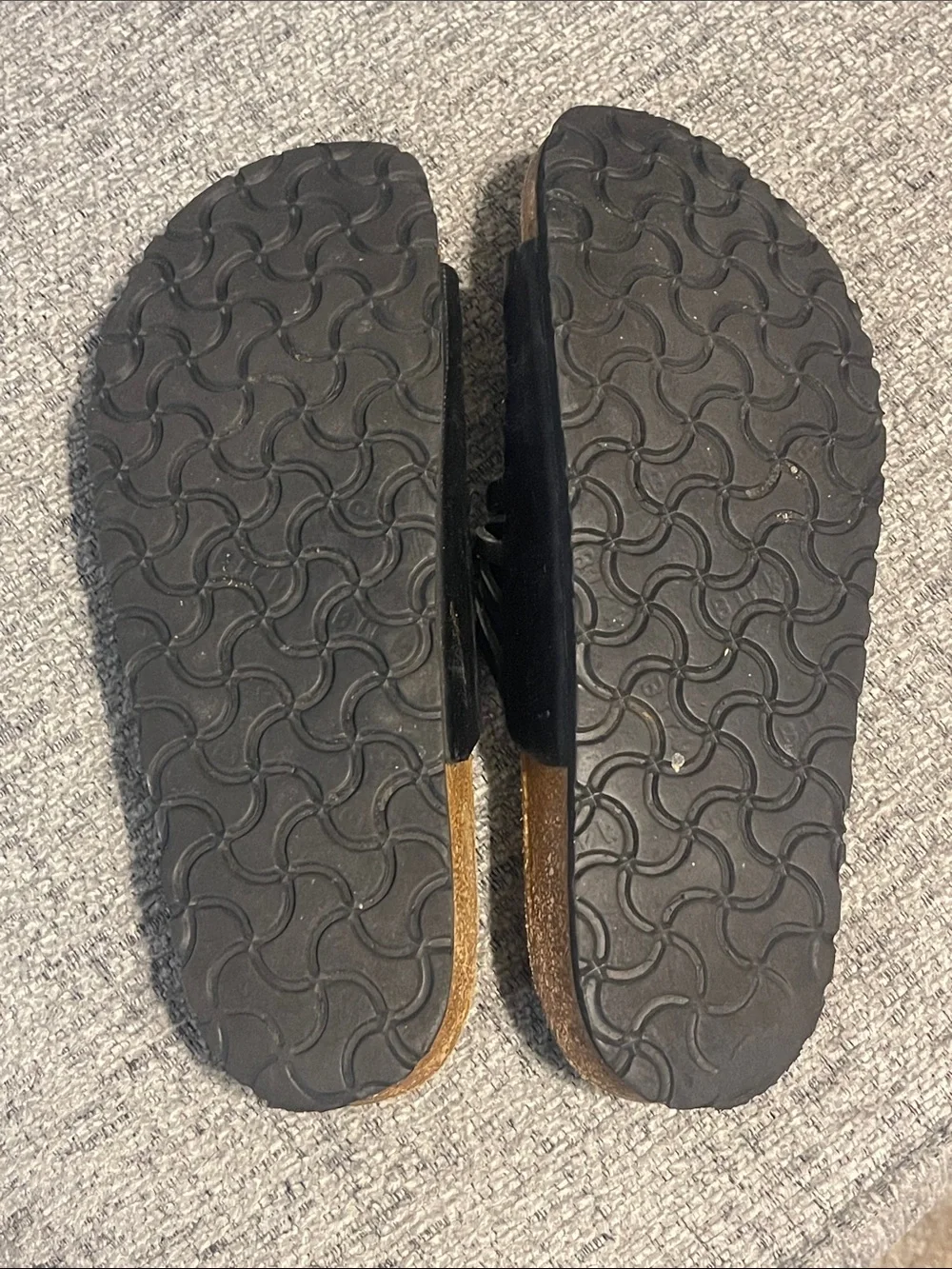 Birkenstock Black Strappy Slide Sandals